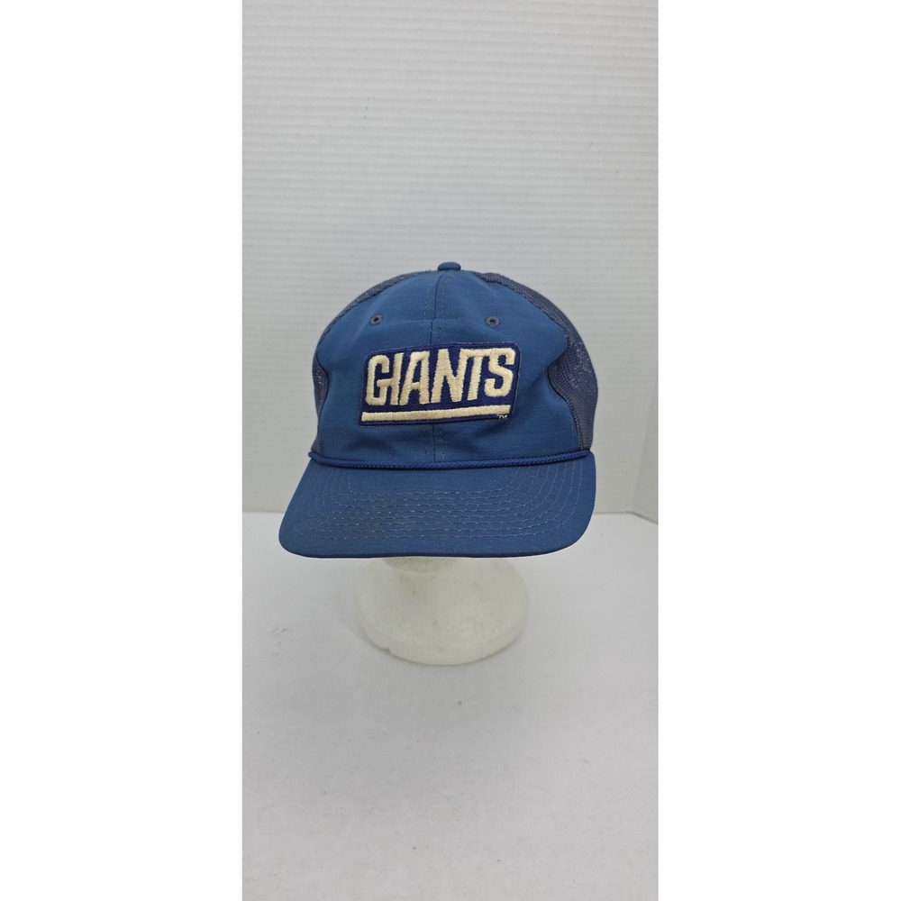 Vintage 90s New York Giants Trucker Hat Sports Specialties NFL Blue Snapback Cap